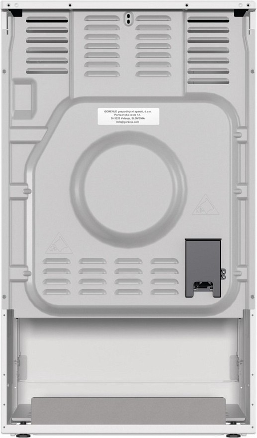 Электрическая плита Gorenje GEC5A41WG стеклокерамическая, белый