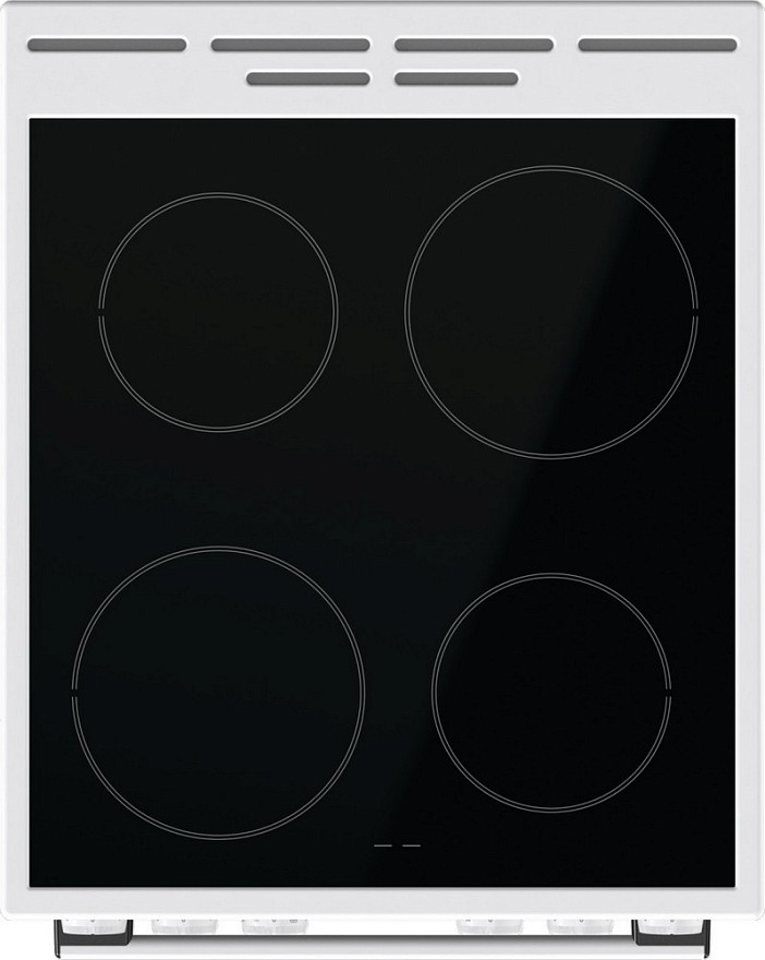Электрическая плита Gorenje GEC5A41WG стеклокерамическая, белый