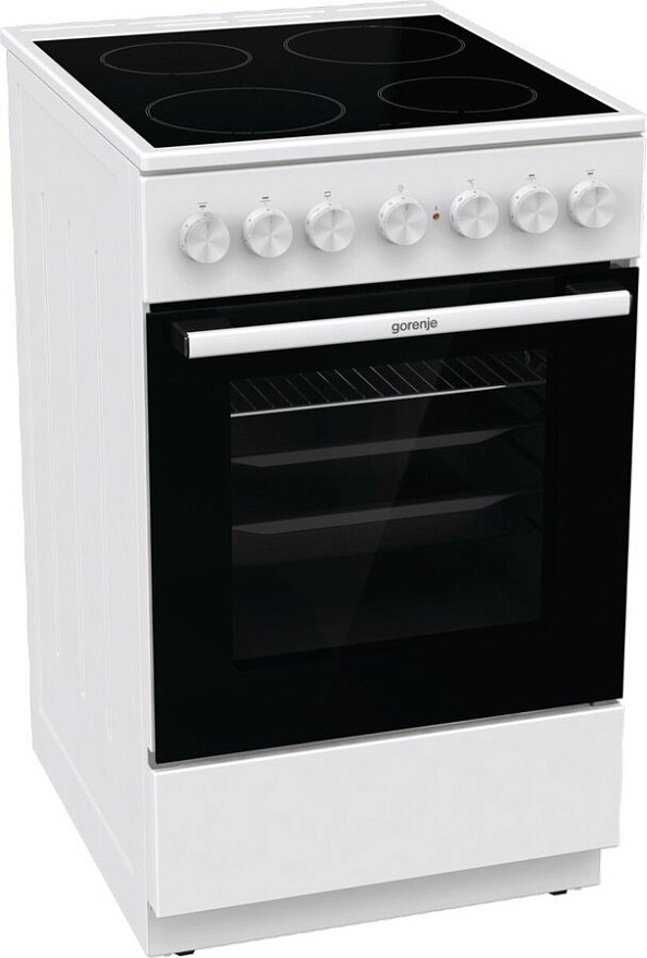 Электрическая плита Gorenje GEC5B41WG стеклокерамическая 