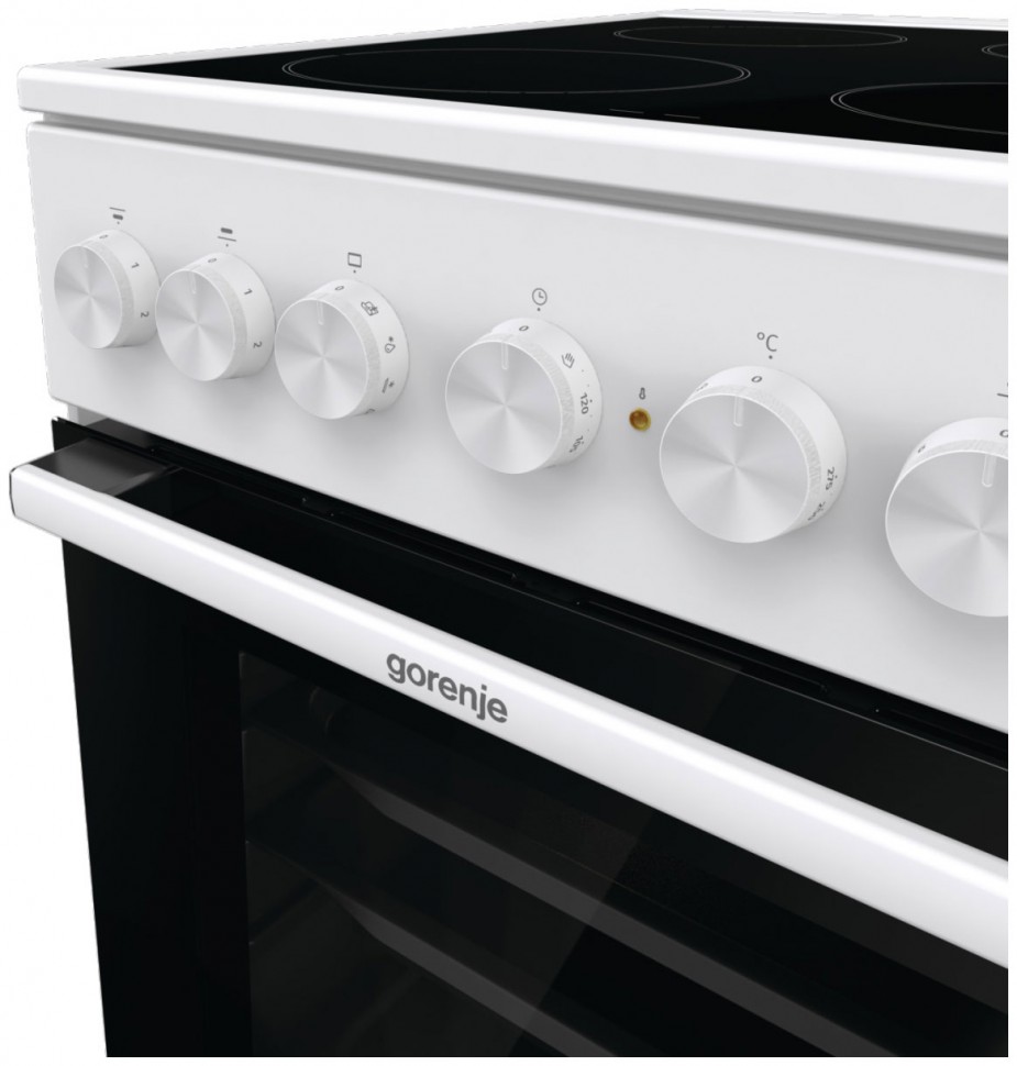Электрическая плита Gorenje GEC5B41WG стеклокерамическая 