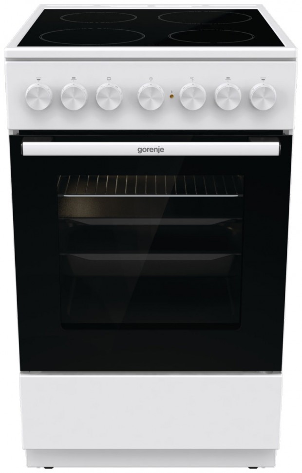 Электрическая плита Gorenje GEC5B41WG стеклокерамическая 