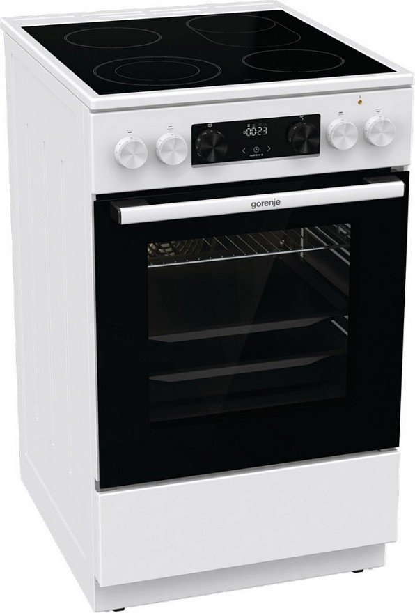 Электрическая плита Gorenje GECS5C70WA стеклокерам
