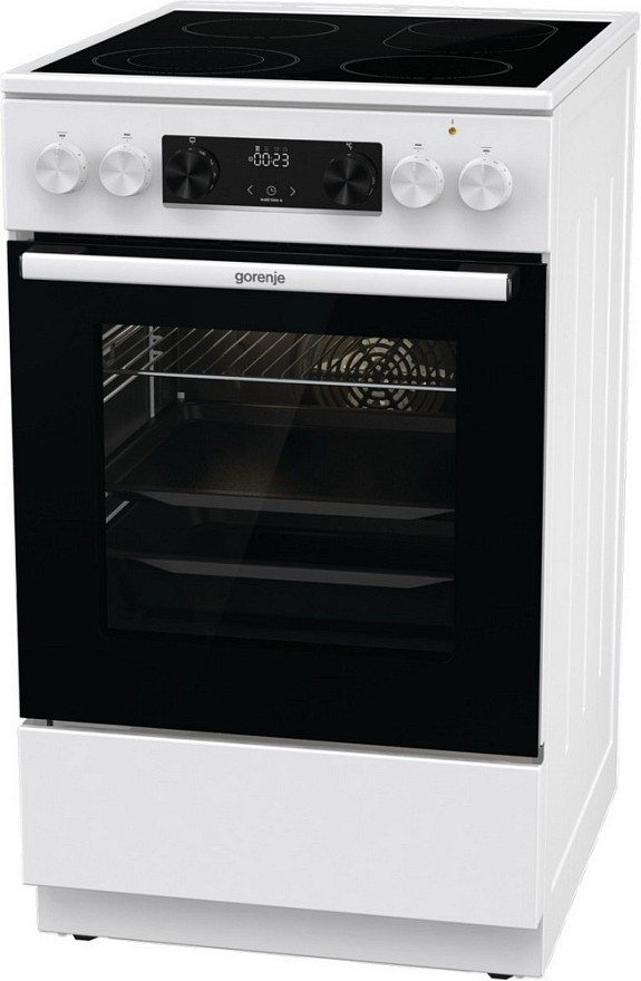 Электрическая плита Gorenje GECS5C70WA стеклокерам