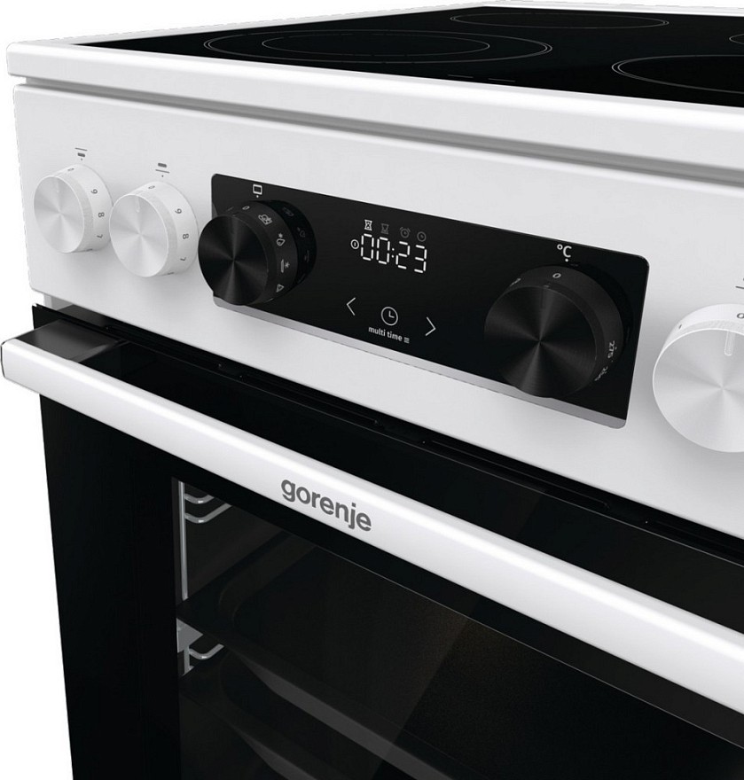 Электрическая плита Gorenje GECS5C70WA стеклокерам