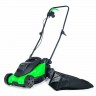 Газонокосилка GreenWorks GD1200LM32, 220v, 32 см, 1.2 кВт электрическая (2517807)
