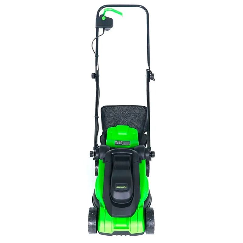 Газонокосилка GreenWorks GD1200LM32, 220v, 32 см, 1.2 кВт электрическая (2517807)