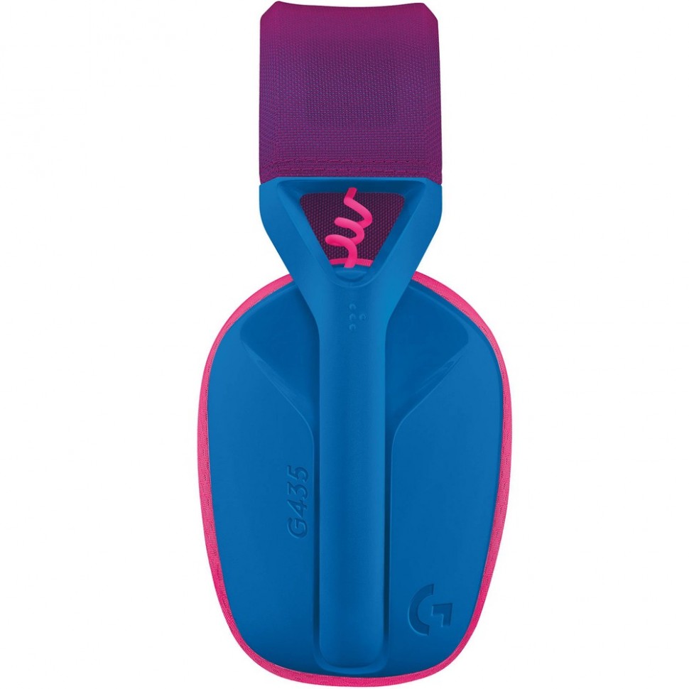 Компьютерная гарнитура Logitech G435 Lightspeed, голубой
