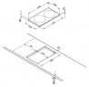 Индукционная варочная панель Korting HI 32003 BW, белый