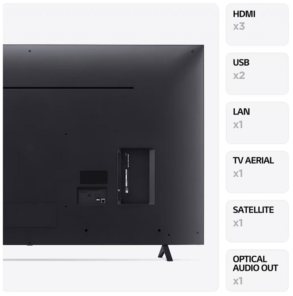 Телевизор LG 55UR78006LK.ARUB, 55"(139 см)