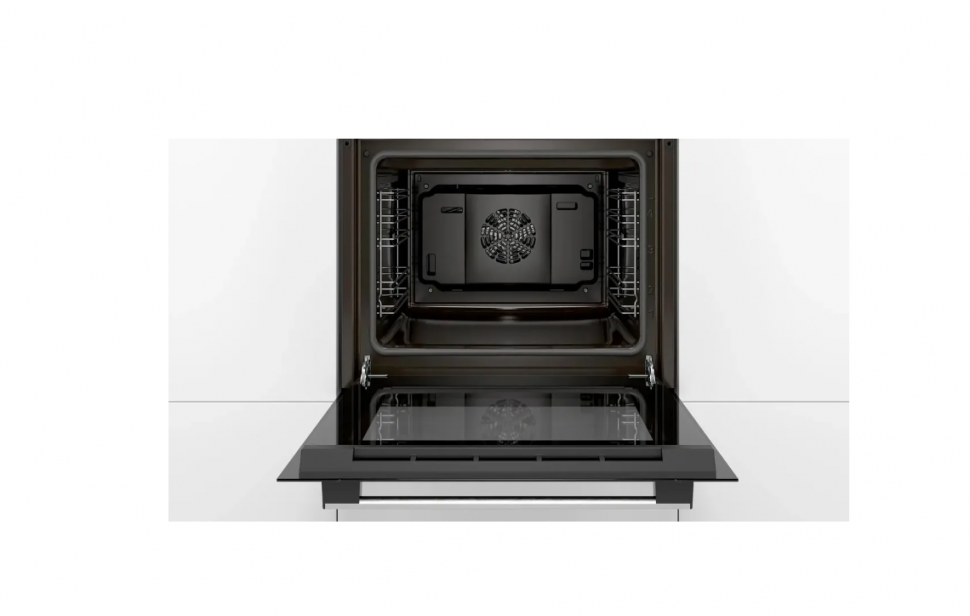 Встраиваемый электрический духовой шкаф Bosch HBF113BR0Q черный, серебристый