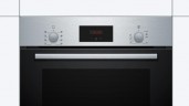 Встраиваемый электрический духовой шкаф Bosch HBF113BR0Q черный, серебристый