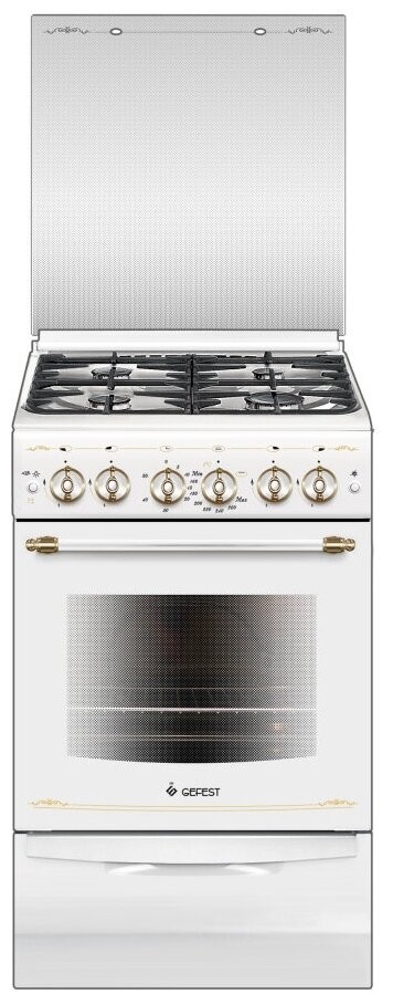 Газовая плита GEFEST ПГ 5100-02 0181 White (ретро) 