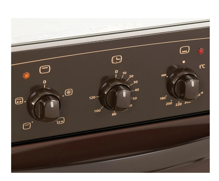 Встраиваемый газовый духовой шкаф GEFEST ДГЭ 601-01 К Brown