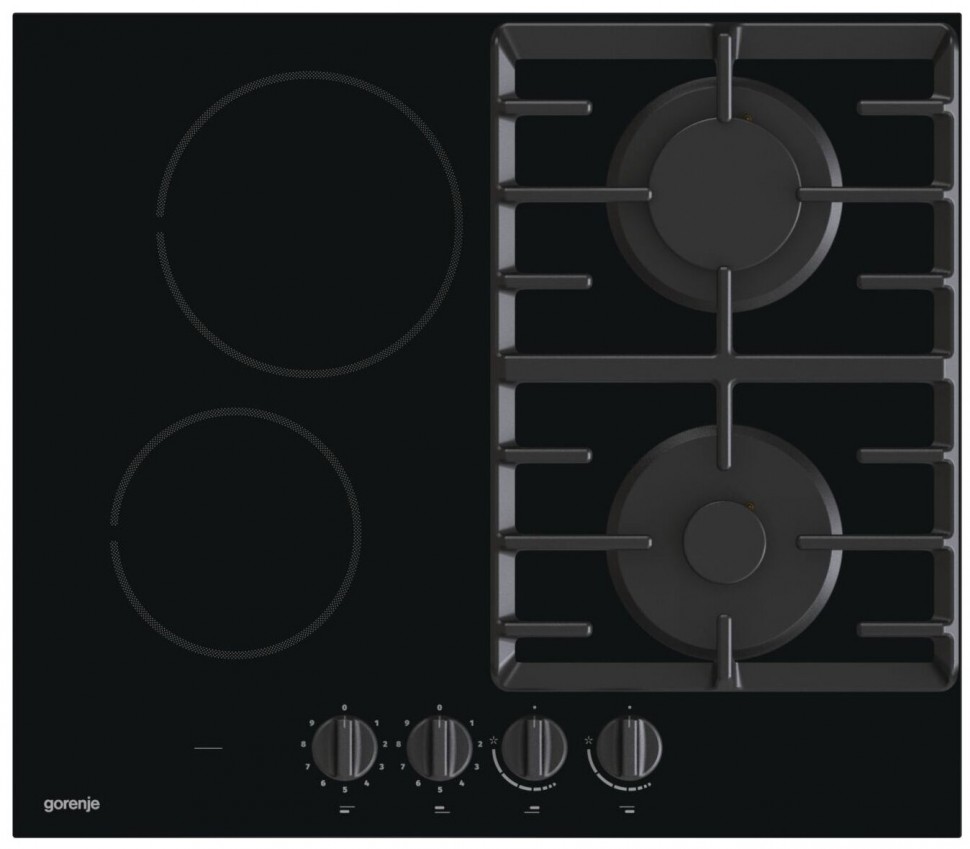 Комбинированная варочная панель Gorenje GCE 691 BSC, черный