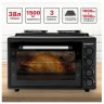 Мини-печь KRAFT KF-MOHP 3800 DGR темно-серый