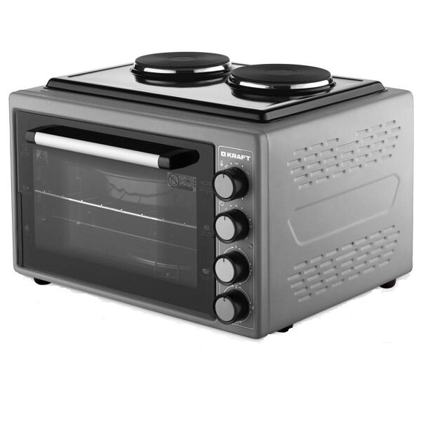 Мини-печь KRAFT KF-MOHP 3800 GR  серый