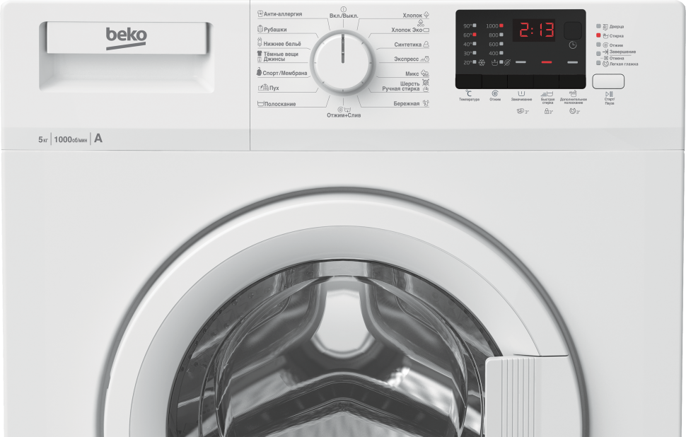 Стиральная машина Beko WRE55P2BWW, белый