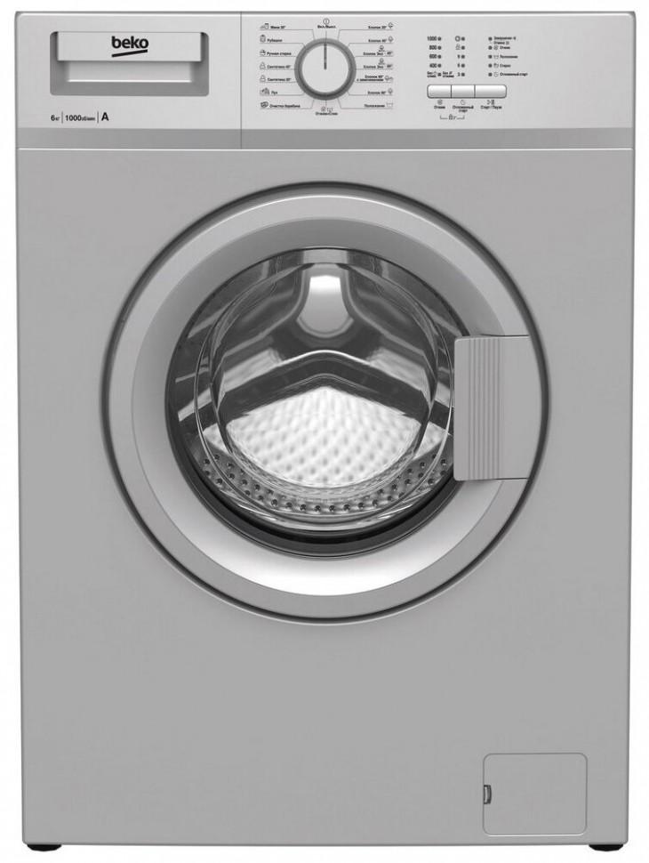 Стиральная машина Beko WRE 65P1 BSS, серебристый