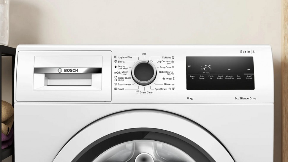 Стиральная машина Bosch WAN24200ME белый, инверторный EcoSilenceDrive двигатель