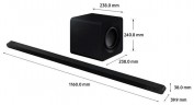 Саундбар Samsung HW-S800B-XT 5.0 200 Вт, черный