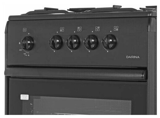 Газовая плита DARINA S GM441 001 At, черный