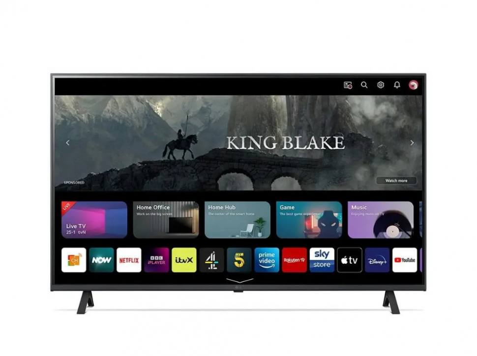 Телевизор LG 43UR78006LK.ARUB, 43", WebOS