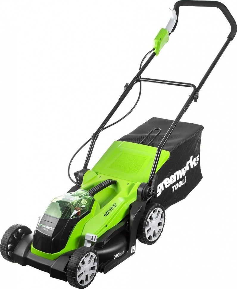 Газонокосилка аккумуляторная GREENWORKS G40LM35 без АКБ и ЗУ (2501907) 