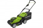 Газонокосилка GreenWorks G24X2LM41, 2*24V, 41 см, без АКБ и ЗУ аккумуляторная (2512607)