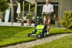 Газонокосилка GreenWorks G24X2LM41, 2*24V, 41 см, без АКБ и ЗУ аккумуляторная (2512607)
