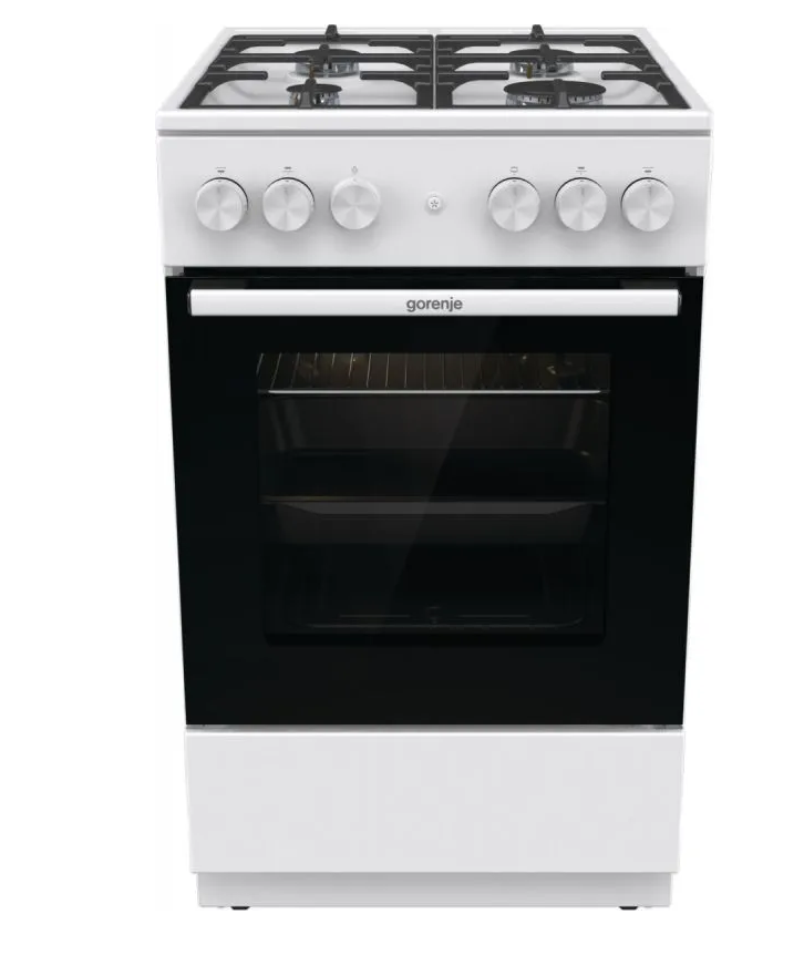 Газовая плита Gorenje GG5A11WF белый (без крышки) реш.чугун