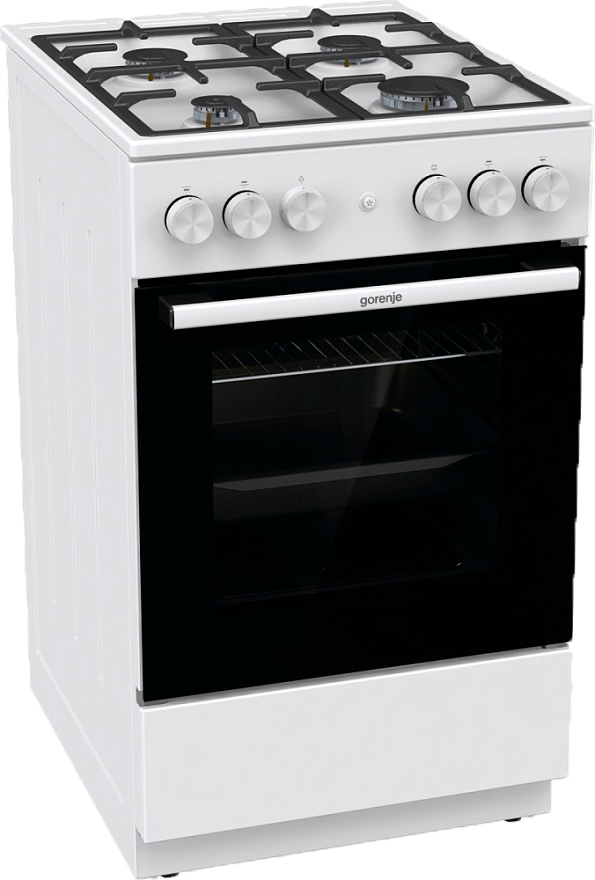 Газовая плита Gorenje GG5A11WF белый (без крышки) реш.чугун