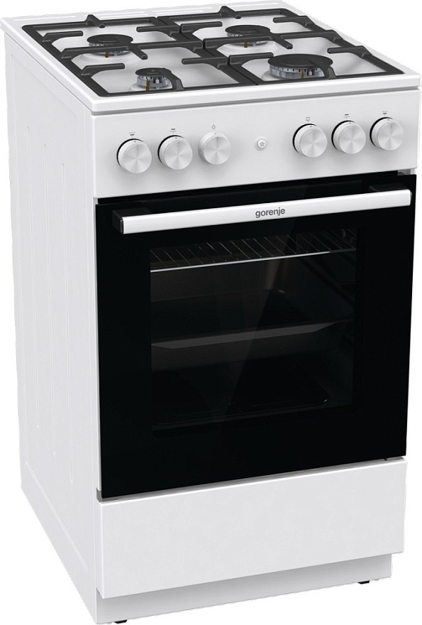 Газовая плита Gorenje GG5A11WF белый (без крышки) реш.чугун