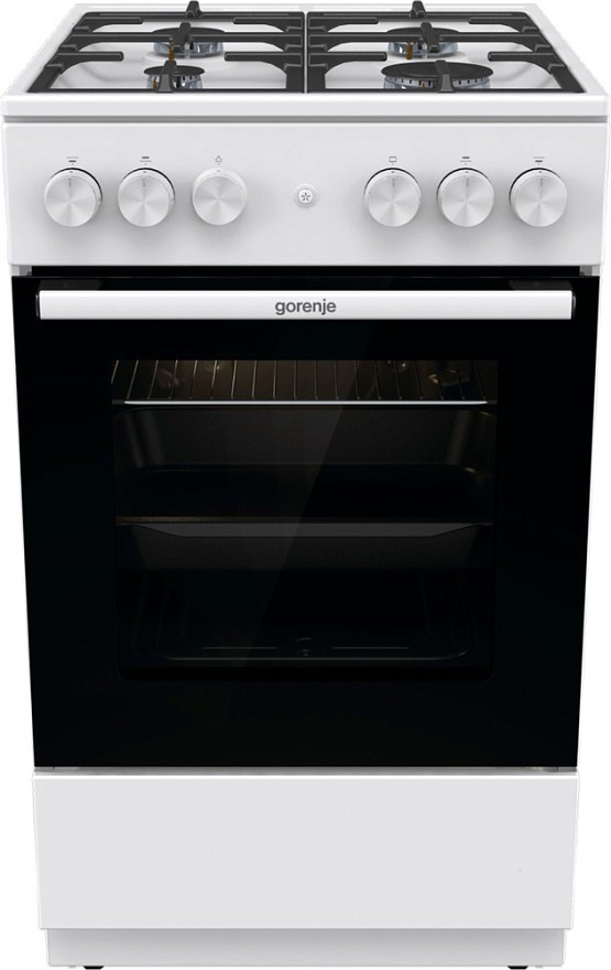 Газовая плита Gorenje GG5A11WF белый (без крышки) реш.чугун