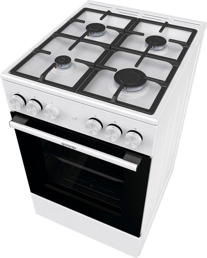 Газовая плита Gorenje GG5A11WF белый (без крышки) реш.чугун