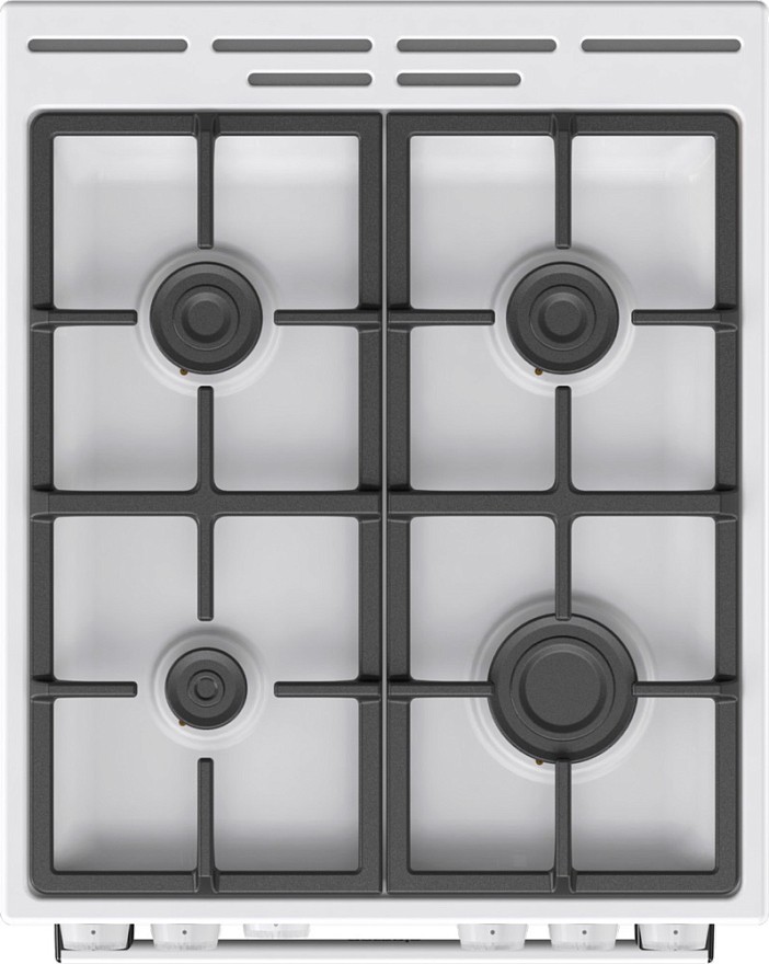 Газовая плита Gorenje GG5A11WF белый (без крышки) реш.чугун