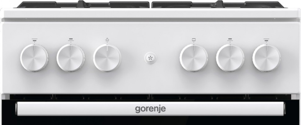Газовая плита Gorenje GG5A11WF белый (без крышки) реш.чугун