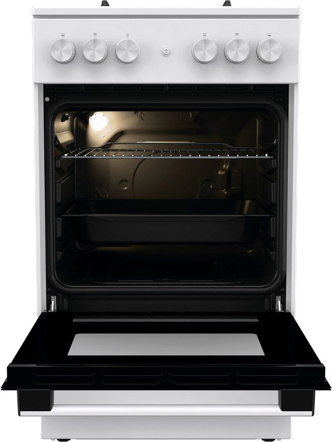 Газовая плита Gorenje GG5A11WF белый (без крышки) реш.чугун