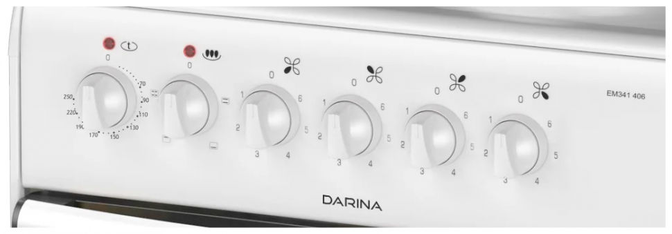 Электрическая плита Darina 1B EM341 406 W белая 