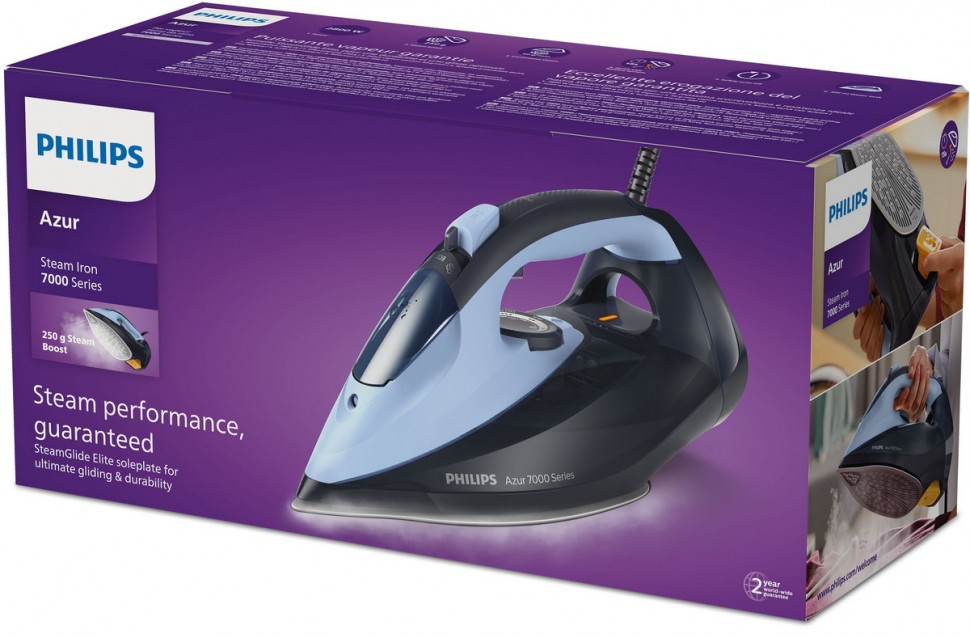 Утюг Philips DST7041/20 синий