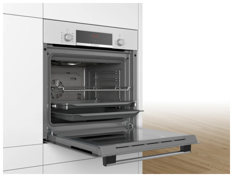 Электрический духовой шкаф Bosch HBF534EW0Q, белый