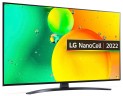 Телевизор LG 43"  43NANO766QA 2022 NanoCell, HDR RU, черный