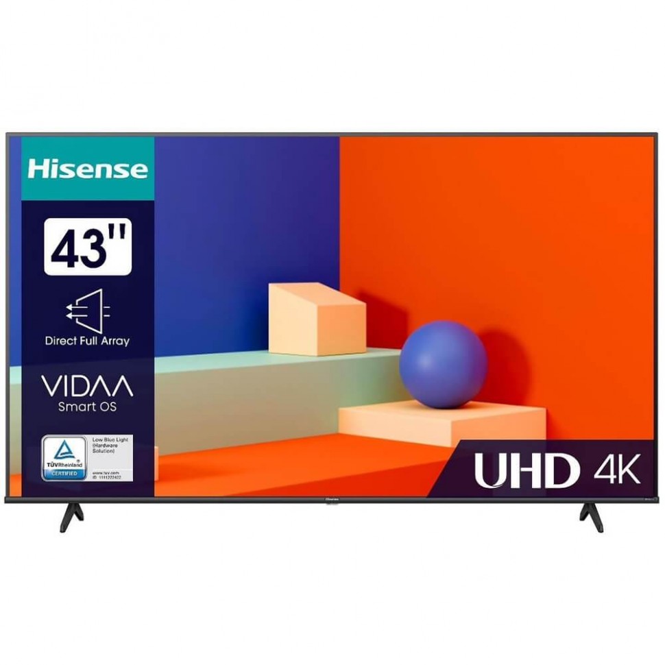 Телевизор Hisense 43A6K (108 см) черный