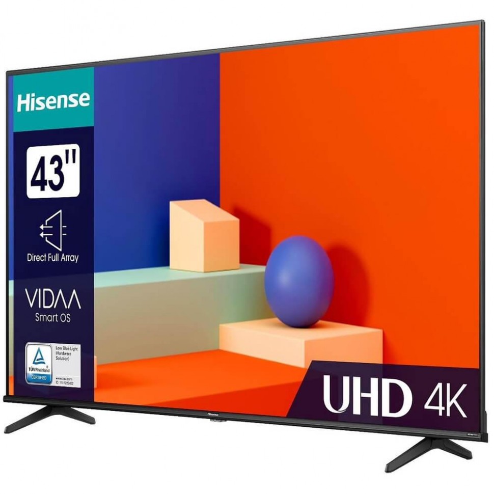 Телевизор Hisense 43A6K (108 см) черный