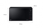 Микроволновая печь LG MW25R35GIS черный 