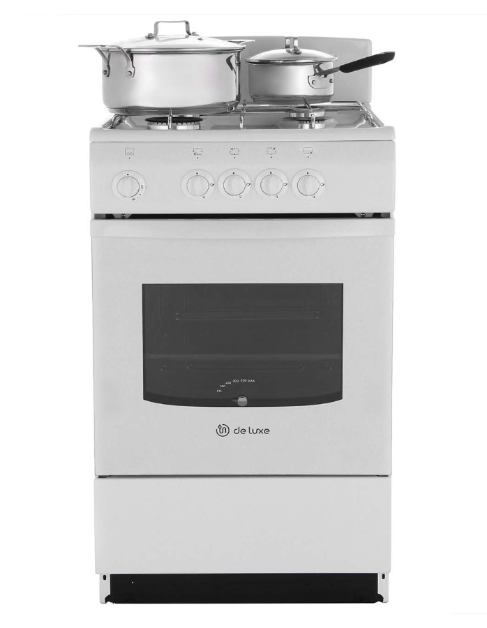 Газовая плита De Luxe 5040.38Г (Щ) белая