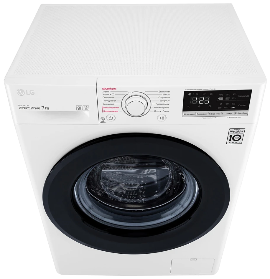Стиральная машина LG F2V3HS6W, белый