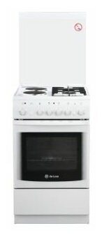 Комбинированная плита De Luxe 506022.05гэ(кр) ЧР-030, белый