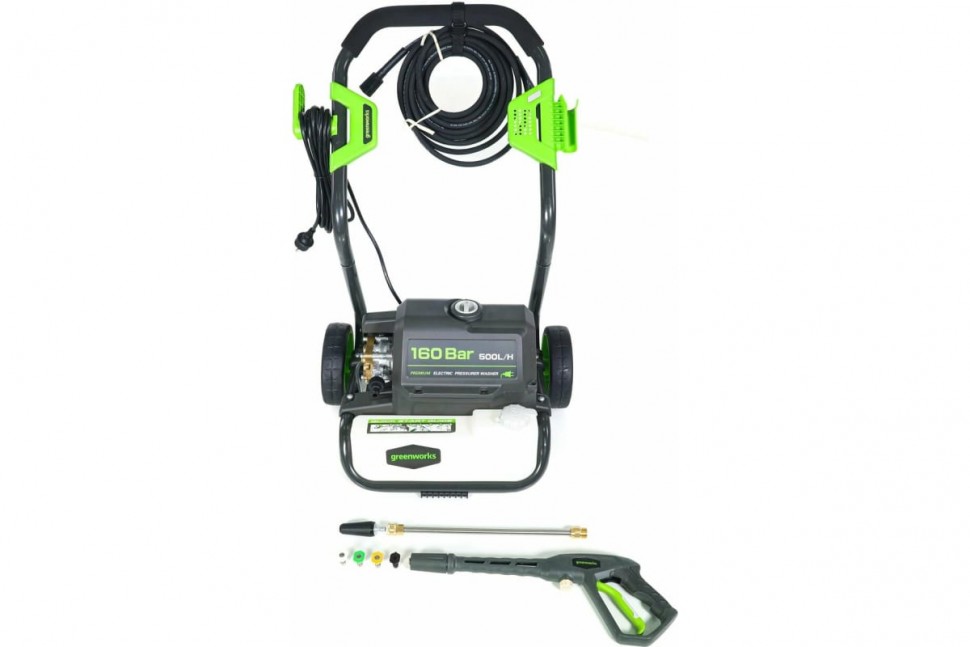 Мойка высокого давления электрическая Greenworks 2800 Вт, 160 бар GPWG8II 5106807