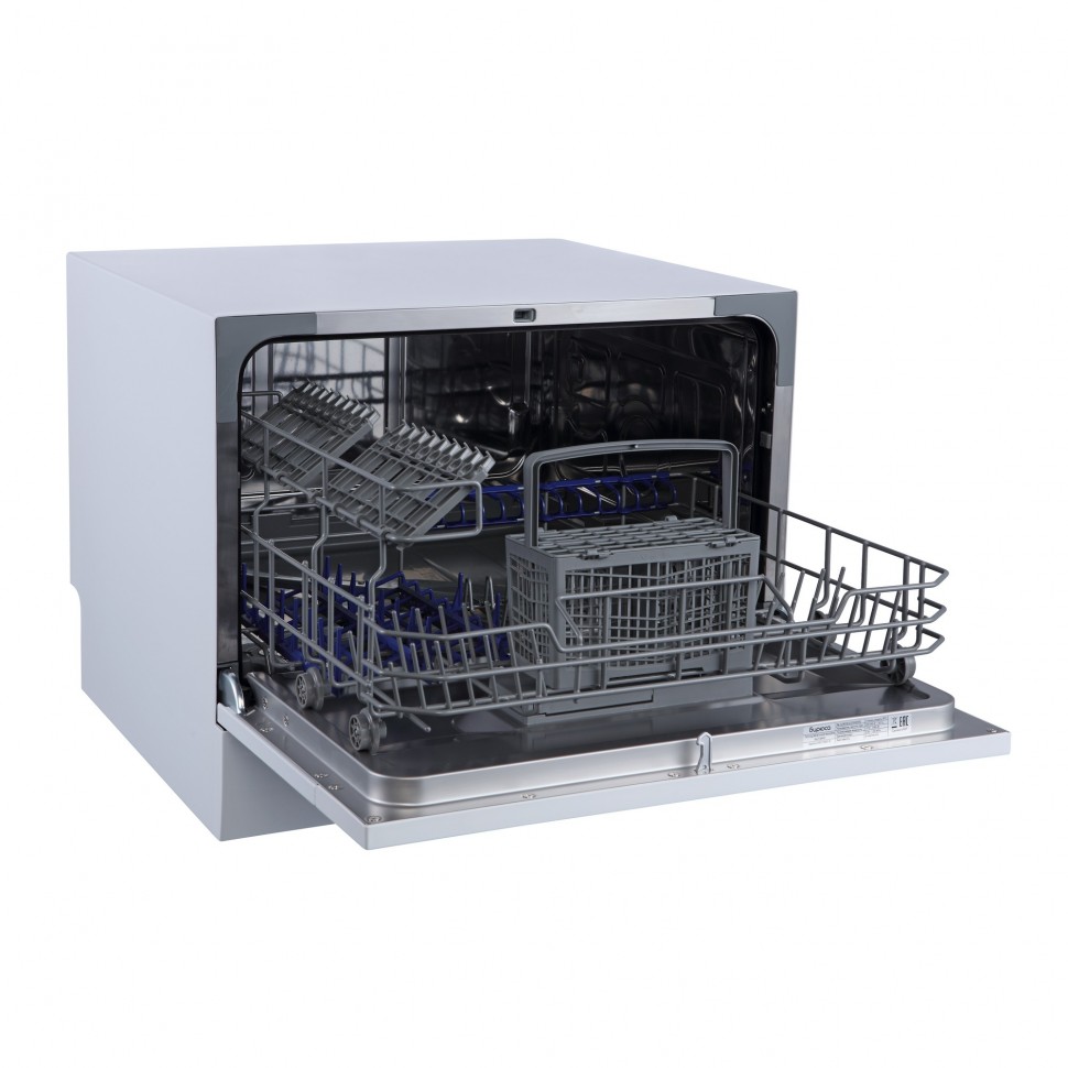 Компактная посудомоечная машина Бирюса DWC-506/5 W, белый