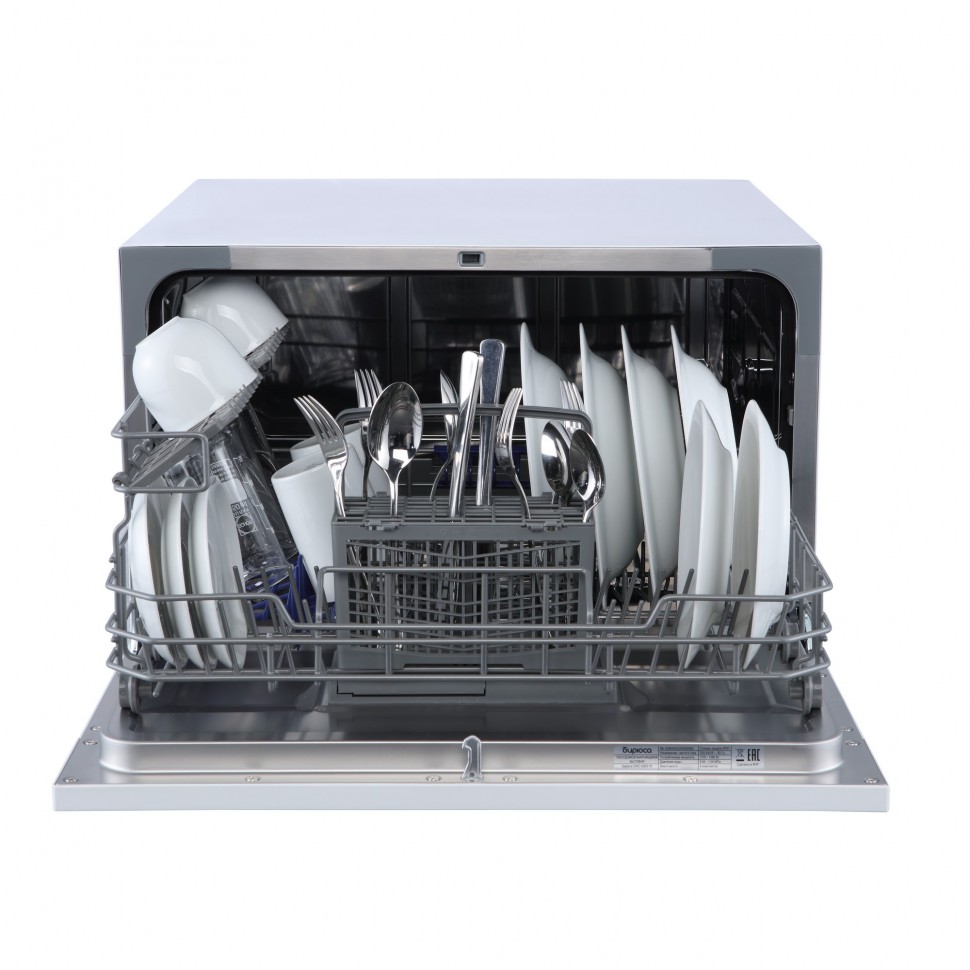Компактная посудомоечная машина Бирюса DWC-506/5 W, белый
